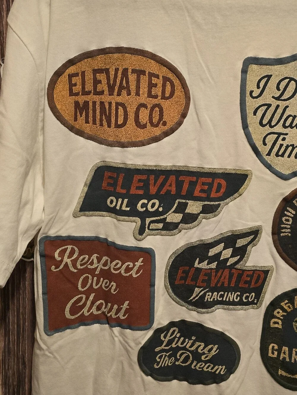 Real one Logo White Men's T-Shirt